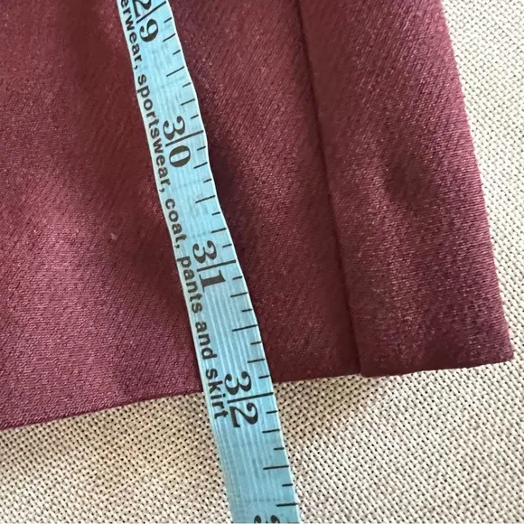 Tuckernuck Long sleeve griffiths a line dress Ladies small Merlot and sky blue