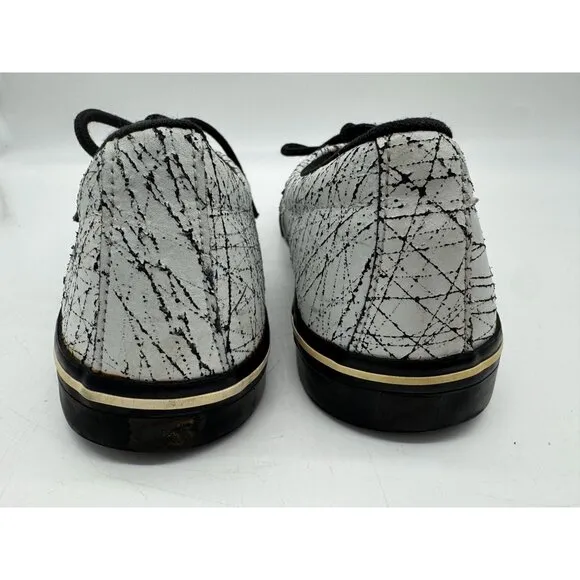 T.U.K. Unisex Creeper Casual Shoes Round Toe Size M11 L13 White Black Checkered