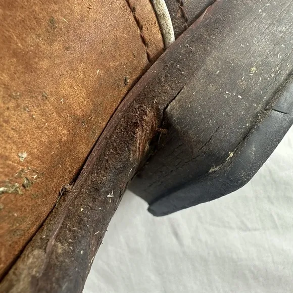 Twisted X Boots Men's Size 10.5 D Green And Brown Work Leather Faith Cross