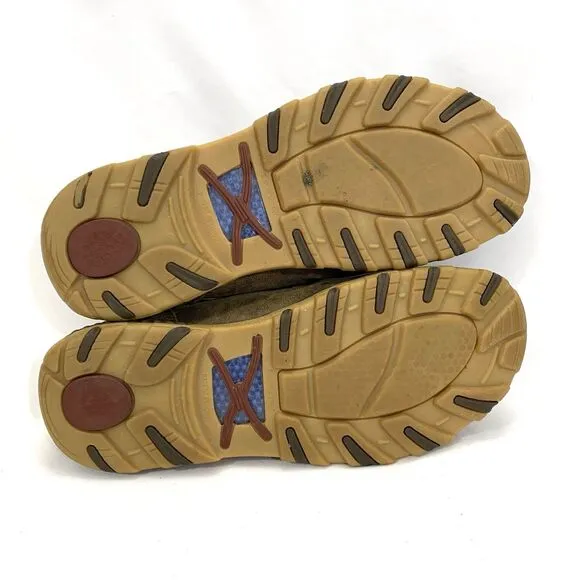 Twisted X Men's Driving Moc Bomber Brown Slip On Shoes MXC0003 SZ 12W