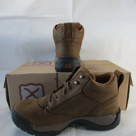 Twisted X Size 14 Men's 4&quot; All Around Work Boot - Brown - MAL0004
