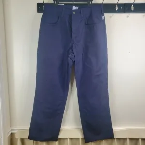 Tyndale mens relaxed fit fr pants with rule pocket navy 36x32 nwt