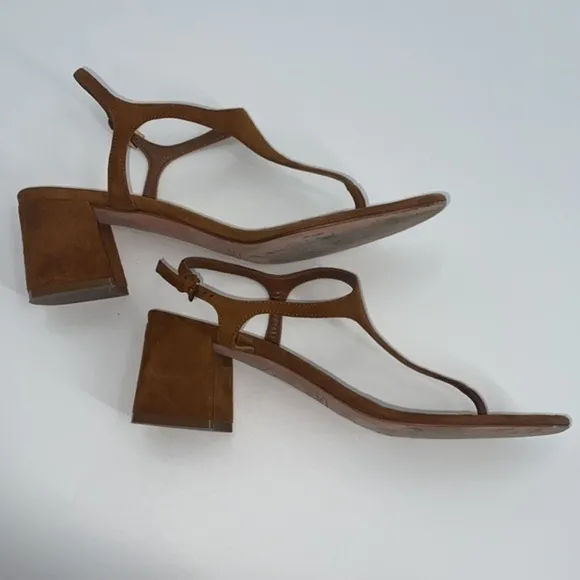 UEC Sebastian Milano light brown thing heeled sandals no box size 36/ 6