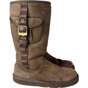 UGG Australia “1895 Retro” Cargo Tall Zip Brown Boots Size 7