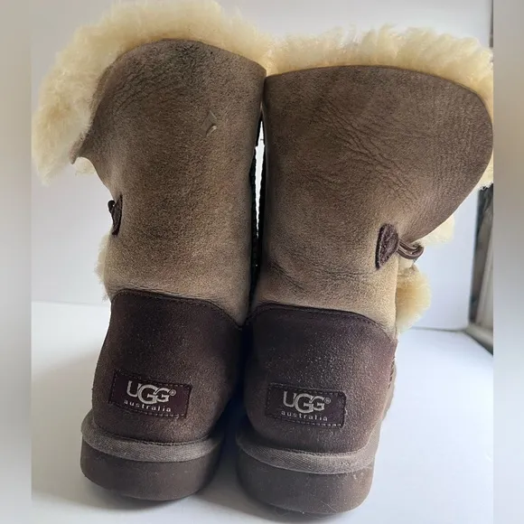 UGG Australia Mid Ankle W Bailey Button Bomber 5838 Womens US Size 8