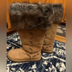 UGG Australia Rosana Tall Chestnut Boots