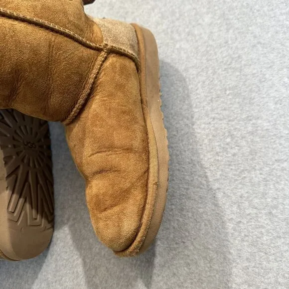UGG Bailey Bow Tall Boot Women’s Size 4 1007309 Chestnut Brown