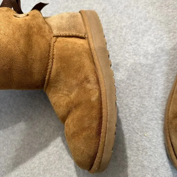 UGG Bailey Bow Tall Boot Women’s Size 4 1007309 Chestnut Brown