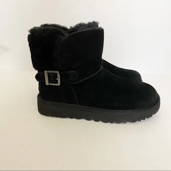 Ugg black ankle boots size 5