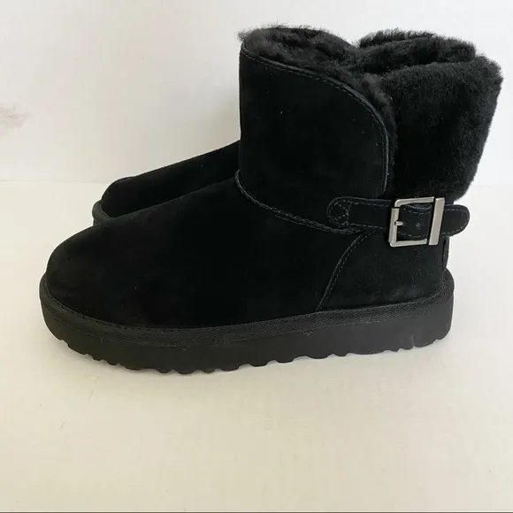 Ugg black ankle boots size 5