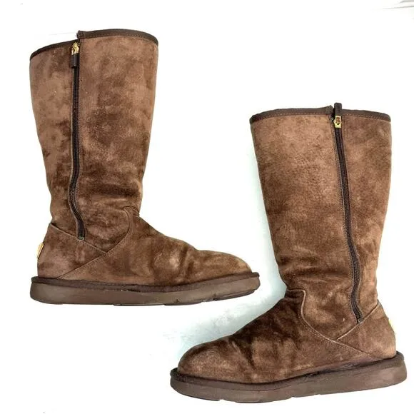 Ugg Brown Retro Cargo Tall Boots Size 7