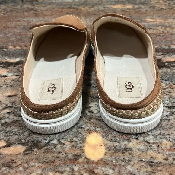 UGG® Caleel Chestnut Brown Slip-On Women's Sneakers, Size 8.5, EUC