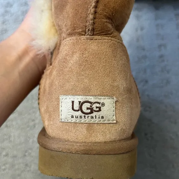 UGG Chestnut Button Wrap Boots