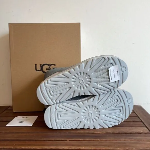 UGG Classic Mini Mirror Ball Boots Silver USA Women 7/UK 5/EU 38