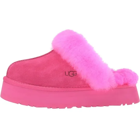 UGG DISQUETTE PLATFORM SLIPPER NIB NWT🖤 Taffy Pink 6