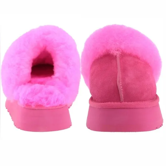 UGG DISQUETTE PLATFORM SLIPPER NIB NWT🖤 Taffy Pink 6