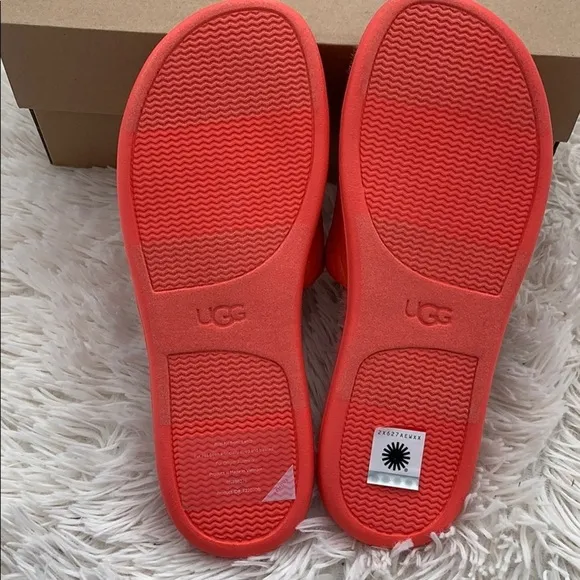 UGG Fifi faux shearling slide sandals