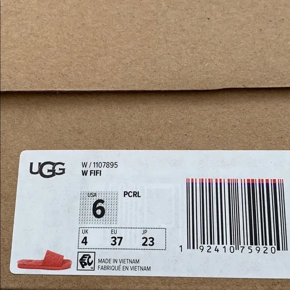 UGG Fifi faux shearling slide sandals
