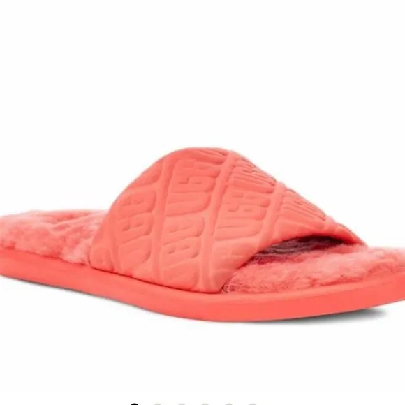 UGG Fifi faux shearling slide sandals