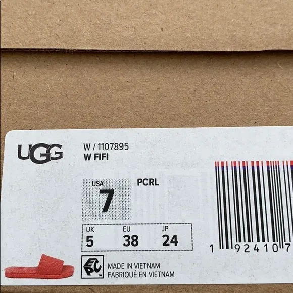 UGG Fifi faux shearling slide sandals