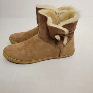 Ugg Garnet Casual Boots Sz 10 Shearling Tan 1007755