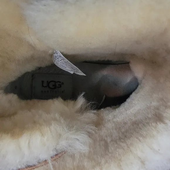 Ugg Garnet Casual Boots Sz 10 Shearling Tan 1007755