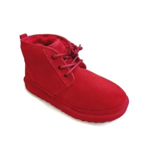 UGG Neumel Ankle Chukka Casual Suede Boots Mens Size 10 Womens 11 Samba Red 3236