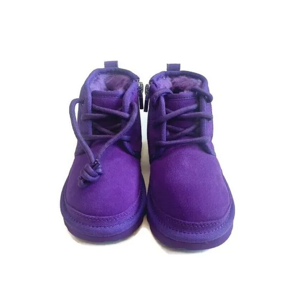 UGG Neumel II Ankle Chukka Boot Toddler Size 8 Age 3-4 Mussel Shell 1017320T