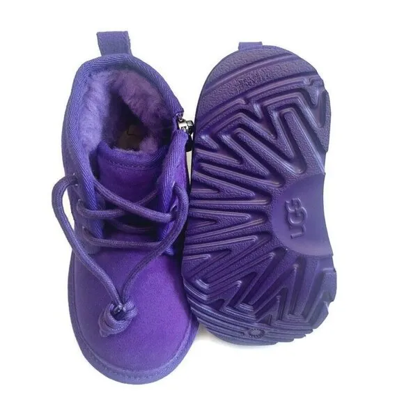 UGG Neumel II Ankle Chukka Boot Toddler Size 8 Age 3-4 Mussel Shell 1017320T