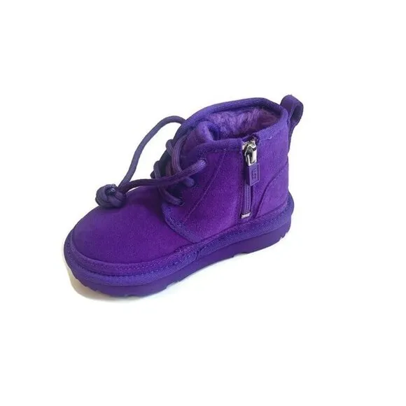 UGG Neumel II Ankle Chukka Boot Toddler Size 8 Age 3-4 Mussel Shell 1017320T