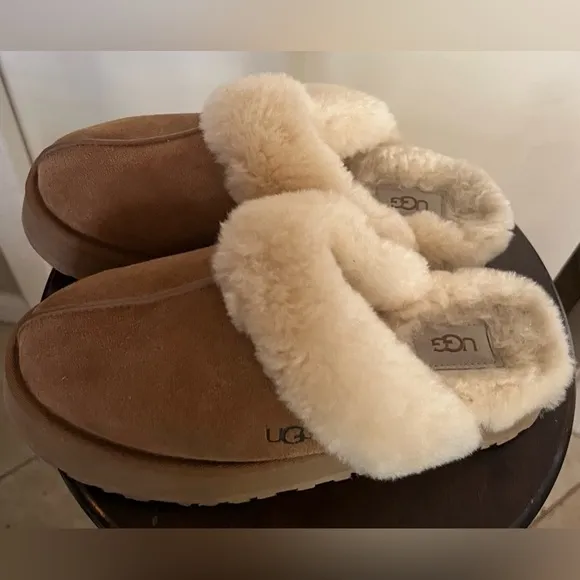 Ugg Platform Chestnut Disquette Slipper Shoes 41 US 10