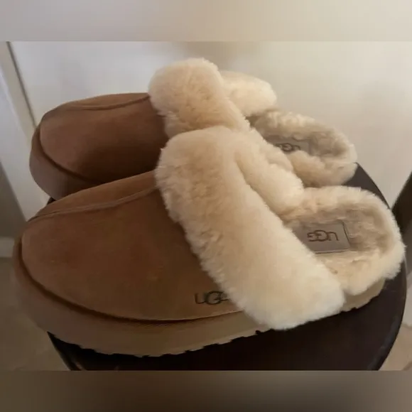 Ugg Platform Chestnut Disquette Slipper Shoes 41 US 10