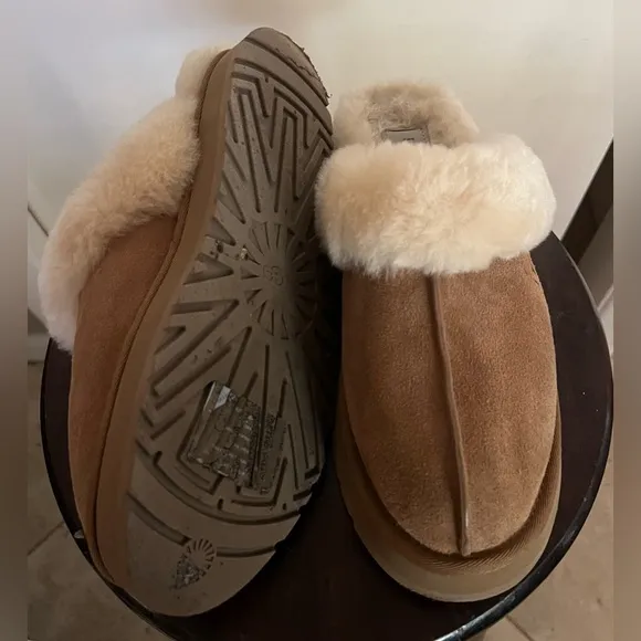 Ugg Platform Chestnut Disquette Slipper Shoes 41 US 10