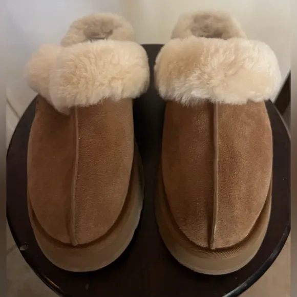 Ugg Platform Chestnut Disquette Slipper Shoes 41 US 10