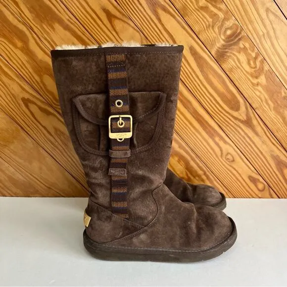UGG Retro Cargo Tall Boot in Espresso
