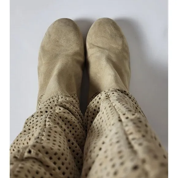 Ugg Slouch Abilene Leather Pull On Knee High Boots Size 9