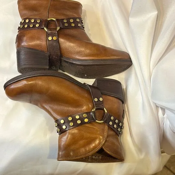 UGG Studded Brown Ankle Boots