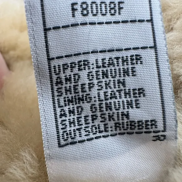 *UGG Tall Wedge Boots Tan Suede Sherpa Womens 8