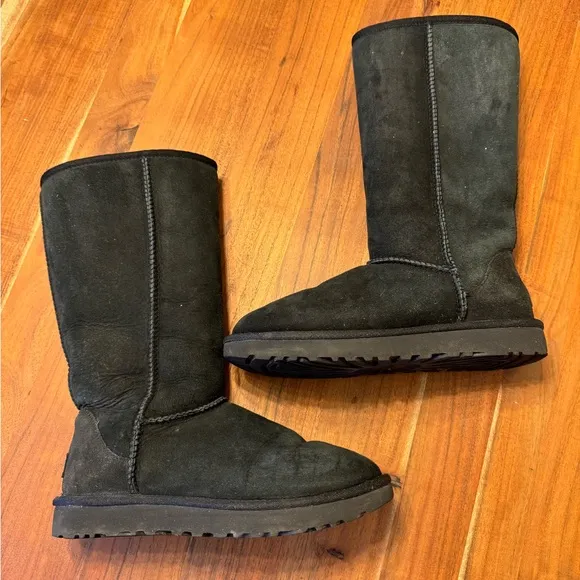 UGG®, the Classic Tall II Suede Water Repellent Boots