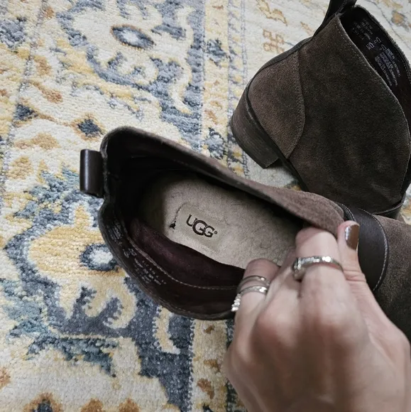 UGG Wright Belted Ankle Boots