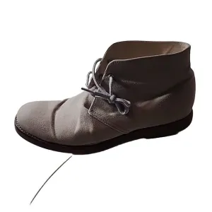 UGGS Chukka Comfort Lined Sherpa Crepe Sole Suede GRAY Boots Shoes Mens Size 12