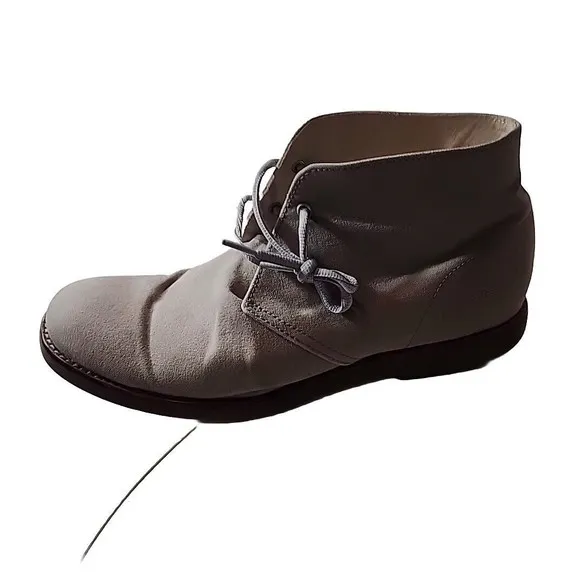 UGGS Chukka Comfort Lined Sherpa Crepe Sole Suede GRAY Boots Shoes Mens Size 12