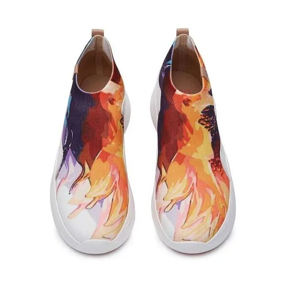UIN Women's Walking Shoes Casual Chunky Sneaker ( Fall-Crocus Palma II )