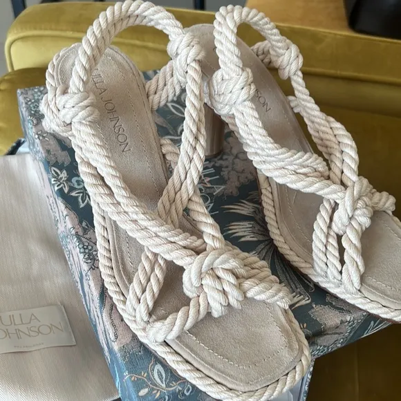 ULLA JOHNSONUma Twisted Rope Sandals