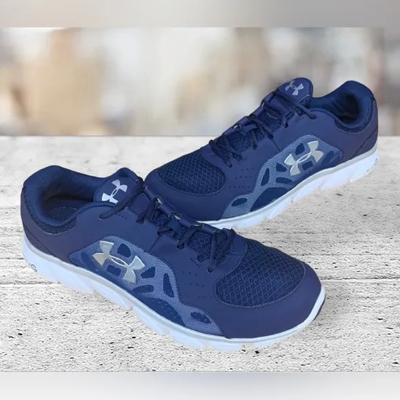 Under Armour Micro G Assert IV Blue #1242976-410 Men’s Running Athletic Shoes 12