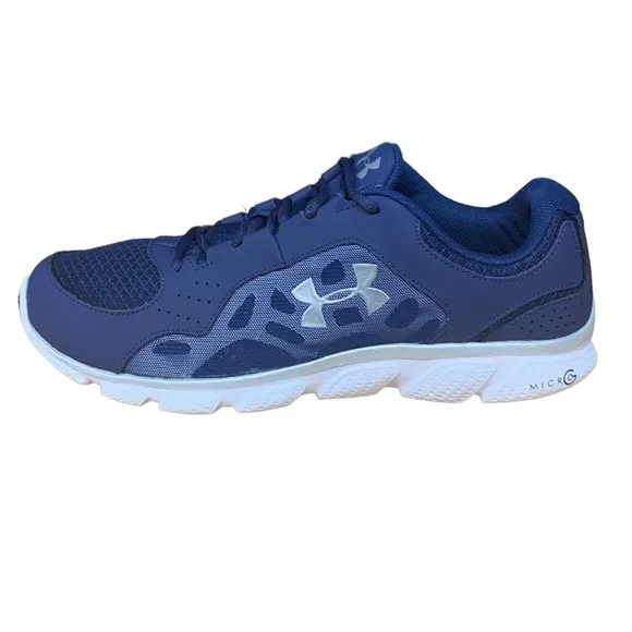 Under Armour Micro G Assert IV Blue #1242976-410 Men’s Running Athletic Shoes 12