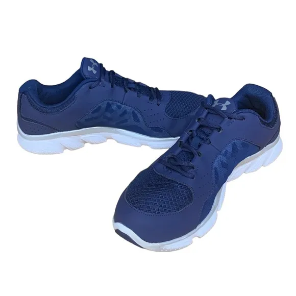 Under Armour Micro G Assert IV Blue #1242976-410 Men’s Running Athletic Shoes 12