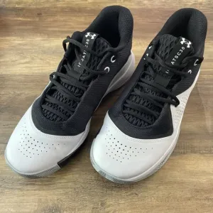 Under Armour SC 3zero IV Men’s Athletic Shoes Size 10.5 White Black 3023917-002