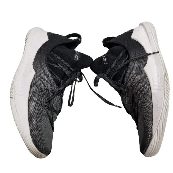 Under Armour Shoes 11 Curry 5 Black Silver Athletic Sneaker 3020657-101