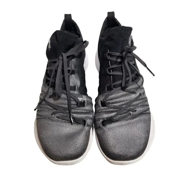 Under Armour Shoes 11 Curry 5 Black Silver Athletic Sneaker 3020657-101